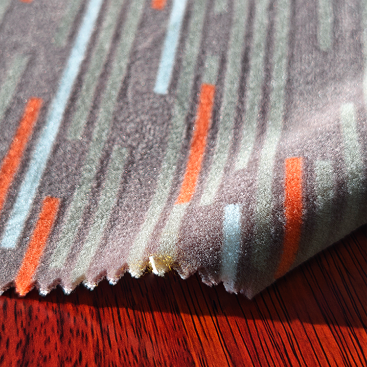 Flame-Retardant Jacquard Velvet Fabric