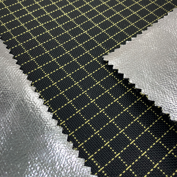 Aramid Mesh Aluminum-Film Laminated Fabric