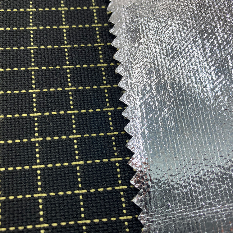 Aramid Mesh Aluminum-Film Laminated Fabric