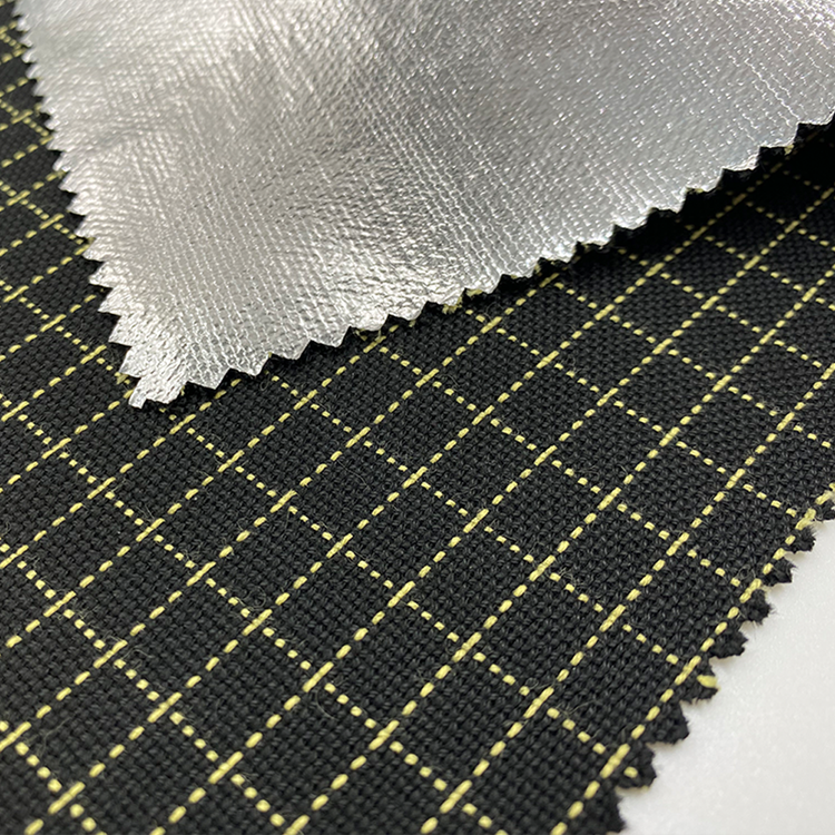 Aramid Mesh Aluminum-Film Laminated Fabric