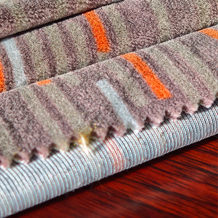 Flame-Retardant Jacquard Velvet Fabric