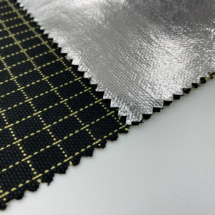Aramid Mesh Aluminum-Film Laminated Fabric