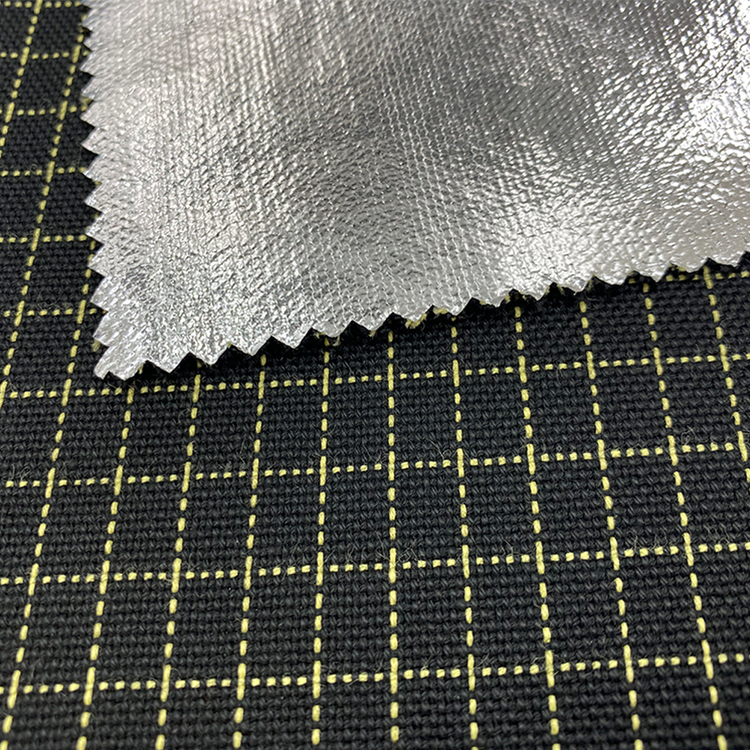 Aramid Mesh Aluminum-Film Laminated Fabric